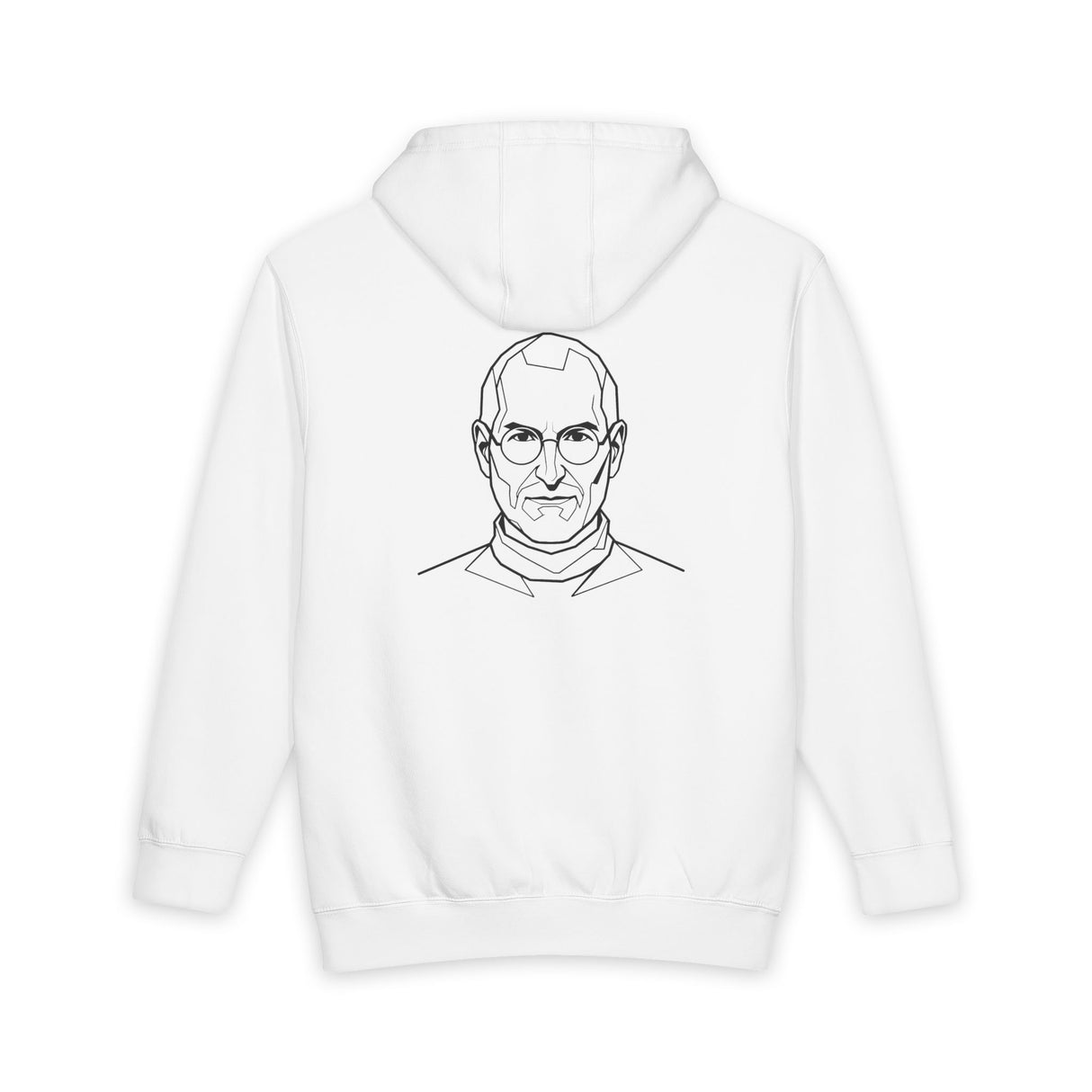 Printify S.J. Hoodie featuring a quote from the Visionaries Series, with a casual fit and printed design on the front.