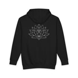 Geometric Lotus Hoodie — "Grown in Darkness. Built for the Light." — Bloom Series | SHOP VIVENT