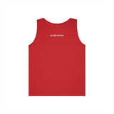 Eagle Tank Top from Printify's Geometric Animal Series featuring a stylized eagle design on a sleeveless top.