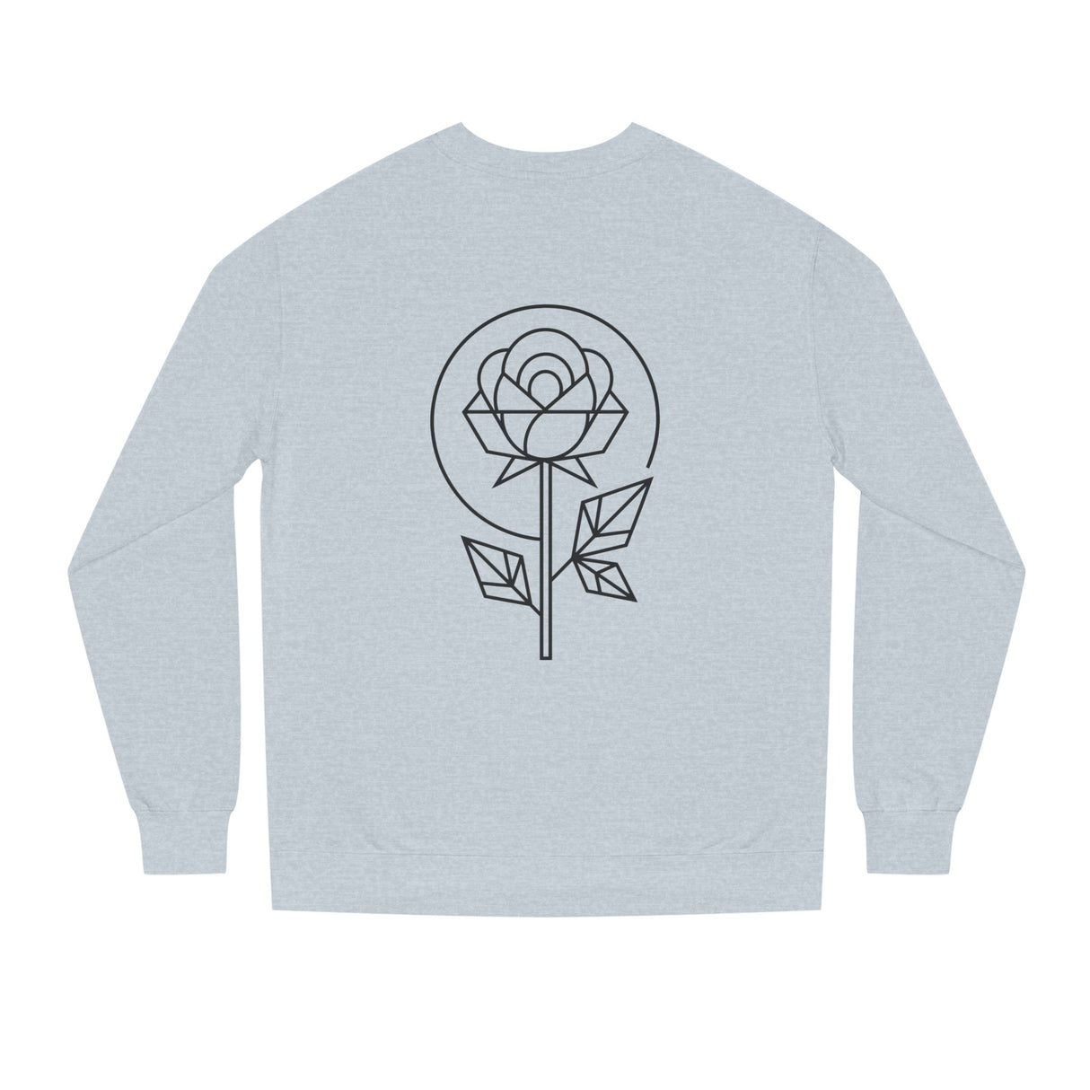 Geometric Rose Sweatshirt — "Even the Rose Has Thorns." — Bloom Series | SHOP VIVENT