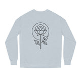 Geometric Rose Sweatshirt — "Even the Rose Has Thorns." — Bloom Series | SHOP VIVENT