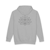 Geometric Lotus Hoodie — "Grown in Darkness. Built for the Light." — Bloom Series | SHOP VIVENT