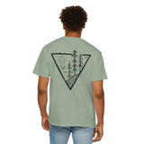 Forest Tee T-shirt from the Nature Series featuring a design inspired by deep roots and high rise, by Printify.