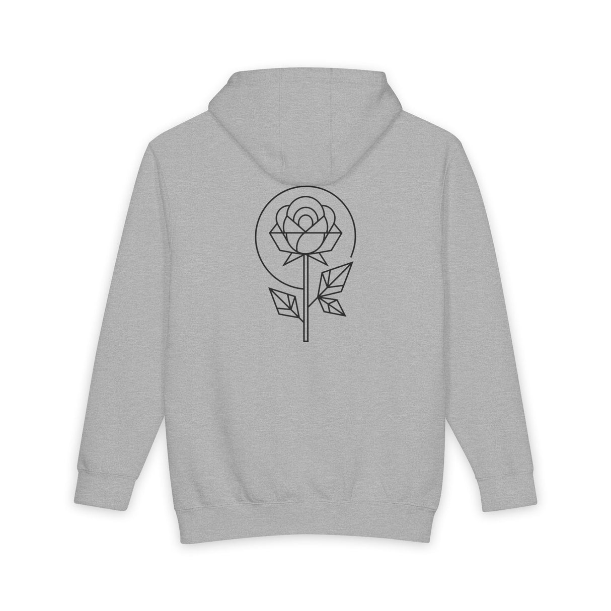 Geometric Rose Hoodie — "Even the Rose Has Thorns." — Bloom Series | SHOP VIVENT