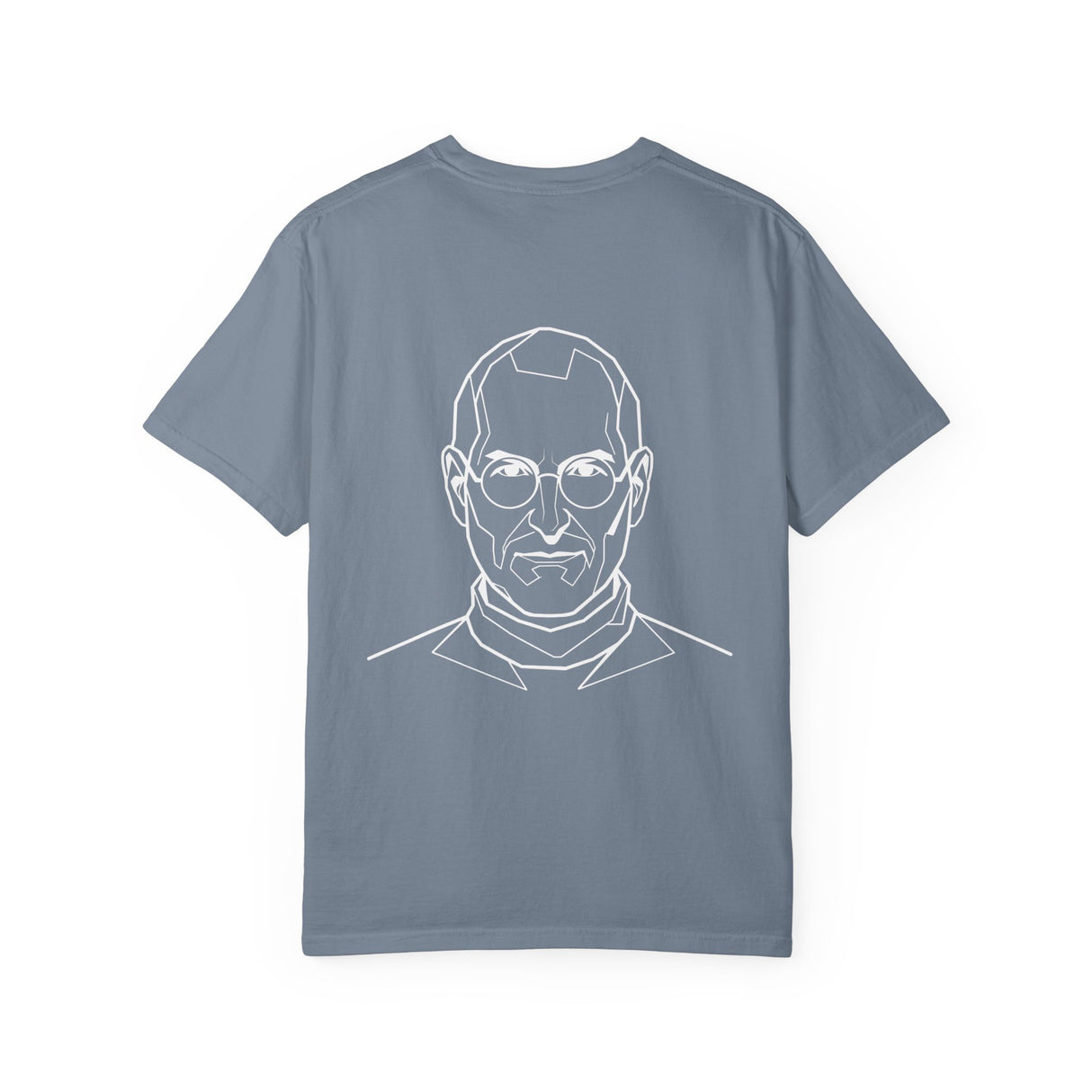 Black S.J. Tee T-shirt featuring the inspirational quote from the Visionaries Series by Printify, displayed on a plain background.