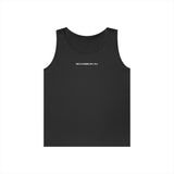 Gray lion tank top from Printify's geometric animal series with the phrase "King Is a Standard. Not a Title."