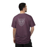 Printify Eagle graphic T-shirt featuring geometric animal design and the slogan "Rise Above Everything" in the Geometric Animal Series.
