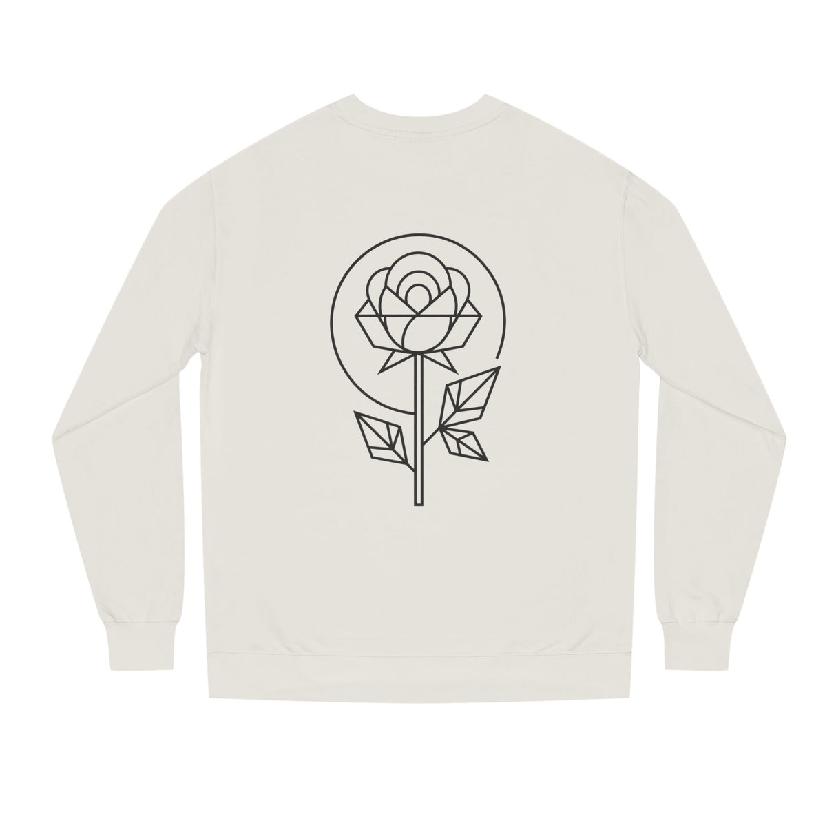 Geometric Rose Sweatshirt — "Even the Rose Has Thorns." — Bloom Series | SHOP VIVENT
