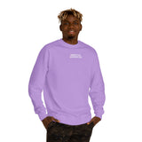 Printify Road Trip Sweatshirt from the Nature Series featuring the quote "Nowhere to Be. Everywhere to Go." on a cozy sweatshirt.