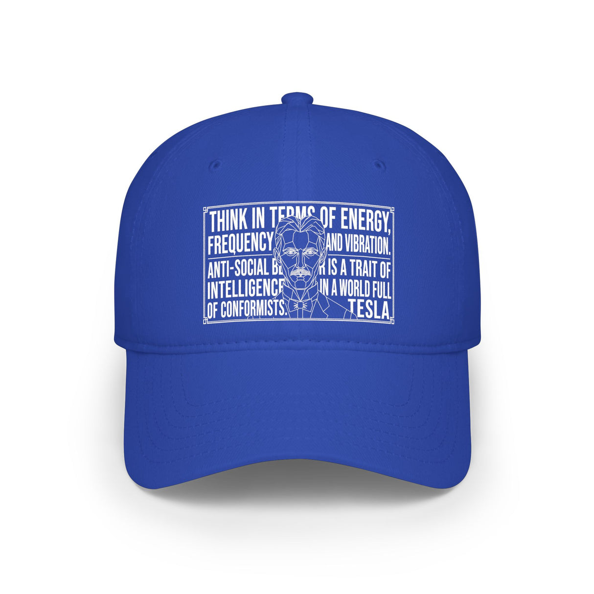 N. Tesla Baseball Cap — "Think in Terms of Energy, Frequency and Vibration." — Visionaries Series | SHOP VIVENT
