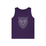 Eagle Tank Top from the Geometric Animal Series by Printify, featuring a stylized eagle design on a sleeveless tank top.