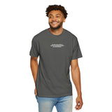 Black S.J. Tee T-shirt featuring the quote "The people crazy enough to think they can change the world" from the Visionaries Series, by Printify.