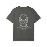 Black S.J. Tee T-shirt featuring the quote "The people crazy enough to think they can change the world" from the Visionaries Series, by Printify.