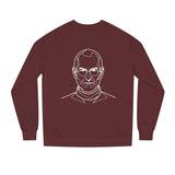 Gray S.J. Sweatshirt from Printify featuring the quote "The People Crazy Enough to Think They Can Change the World" in the Visionaries Series.