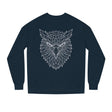 Eagle sweatshirt from Printify's Geometric Animal Series featuring a stylized eagle design on a comfortable sweatshirt.
