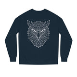 Eagle sweatshirt from Printify's Geometric Animal Series featuring a stylized eagle design on a comfortable sweatshirt.