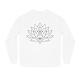 Geometric Lotus Sweatshirt — "Grown in Darkness. Built for the Light." — Bloom Series | SHOP VIVENT