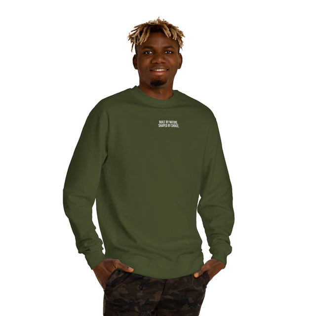 Printify Mountain Sweatshirt from the Nature Series featuring outdoor-inspired design and comfortable fit, ideal for casual wear.