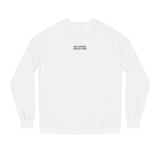 Gray mountain-themed sweatshirt from the Nature Series by Printify featuring the quote "Built by Nature. Shaped by Choice."