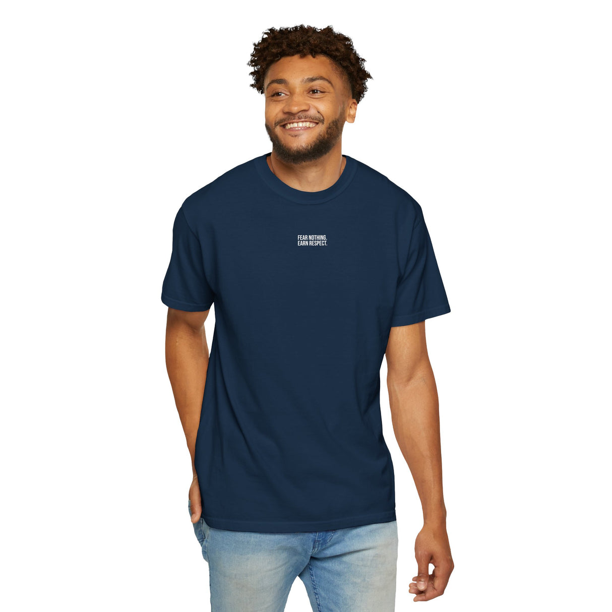 Tiger Graphic Tee — "Fear Nothing. Earn Respect." — Geometric Animal Series | SHOP VIVENT - SHOP VIVENT