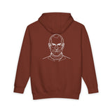 Black S.J. Hoodie from Printify featuring the quote "The people crazy enough to think they can change the world are the ones who do" in white text.