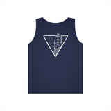 Forest Tank Top from the Nature Series by Printify, featuring a deep roots design, high-rise fit, and natural forest imagery.