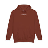Minimal Compass Hoodie by Printify featuring a subtle nautical compass graphic on a comfortable pullover hoodie.