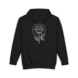 Geometric Rose Hoodie — "Even the Rose Has Thorns." — Bloom Series | SHOP VIVENT