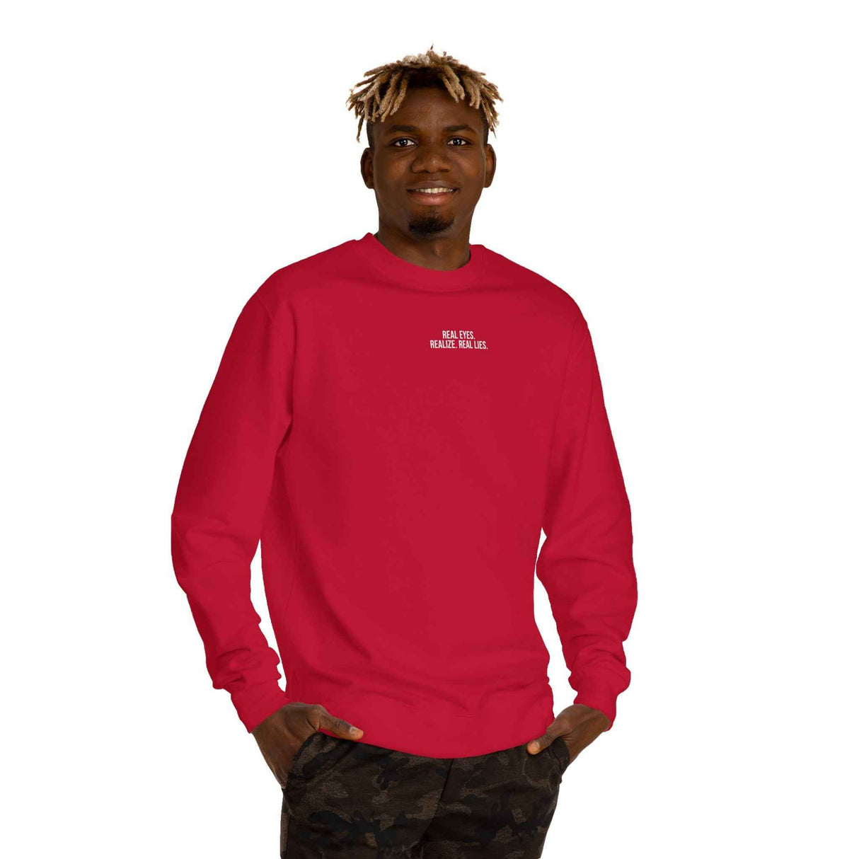 2.P. Sweatshirt — "Real Eyes. Realize. Real Lies." — Visionary Series | SHOP VIVENT