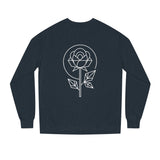 Geometric Rose Sweatshirt — "Even the Rose Has Thorns." — Bloom Series | SHOP VIVENT