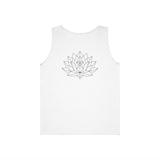 Geometric Lotus Tank Top — "Grown in Darkness. Built for the Light." — Bloom Series | SHOP VIVENT