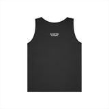 Black sleeveless tank top featuring a minimalist design with the phrase "SEE EVERYTHING. SAY NOTHING." printed in white on the upper back, offering a modern and understated casual look. | PicSEO 1776476489529