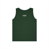 Dark green sleeveless tank top featuring a minimalist design with the inspirational phrase "SEE EVERYTHING. SAY NOTHING." printed in white on the upper back, offering a casual and motivational style. | PicSEO 1776476572273